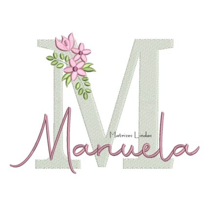 Matriz de Bordado - Nome Manuela