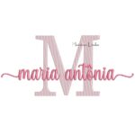 Matriz de Bordado - Nome Maria Antônia Sobreposto