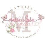 Matriz de Bordado - Nome Maria Clara com Borboletas
