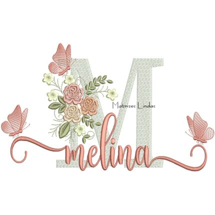 Matriz de Bordado - Nome Melina
