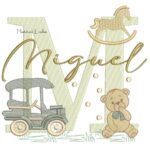 Matriz de Bordado - Nome Miguel