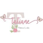 Matriz de Bordado - Nome Tatiane Borboletas