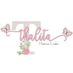 Matriz de Bordado - Nome Thalita Borboletas