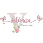 Matriz de Bordado - Nome Verônica Borboletas