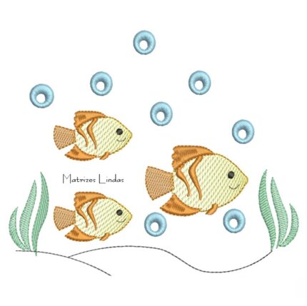 Matriz de Bordado - Peixinhos