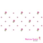 Matriz de Bordado - Poá com Florzinhas