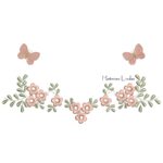 Matriz de Bordado - Raminho Borboleta