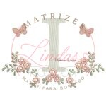 Matriz de Bordado - Letra i Raminho Flores