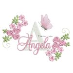 Matriz de Bordado - Nome Ângela