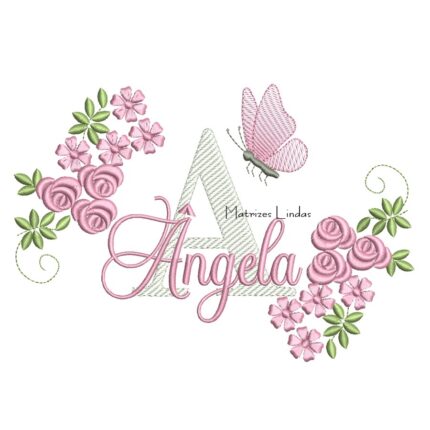 Matriz de Bordado - Nome Ângela