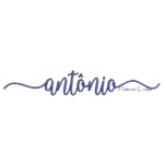 Matriz de Bordado - Nome Antônio com Cabinho