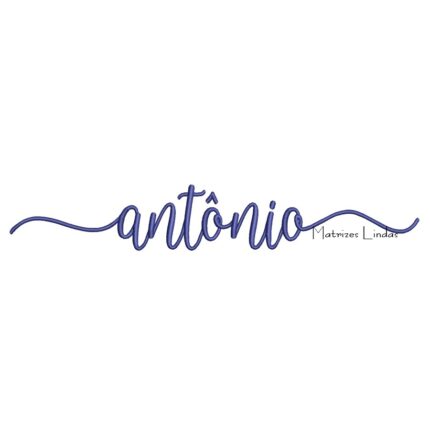Matriz de Bordado - Nome Antõnio com Cabinho