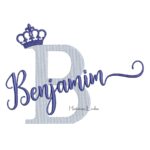 Matriz de Bordado - Nome Benjamim Sobreposto
