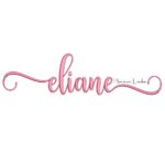 Matriz de Bordado - Nome Eliane Letra com Cabinho