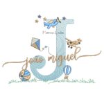 Matriz de Bordado - Nome João Miguel com Brinquedos