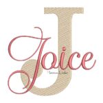 Matriz de Bordado - Nome Joice Sobreposto