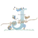 Matriz de Bordado - Nome José Otávio com Brinquedos