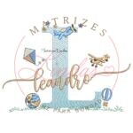 Matriz de Bordado - Nome Leandro com Brinquedos