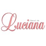 Matriz de Bordado - Nome Luciana Letra Cursiva