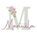 Matriz de Bordado - Nome Manuela