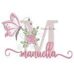 Matriz de Bordado - Nome Manuella