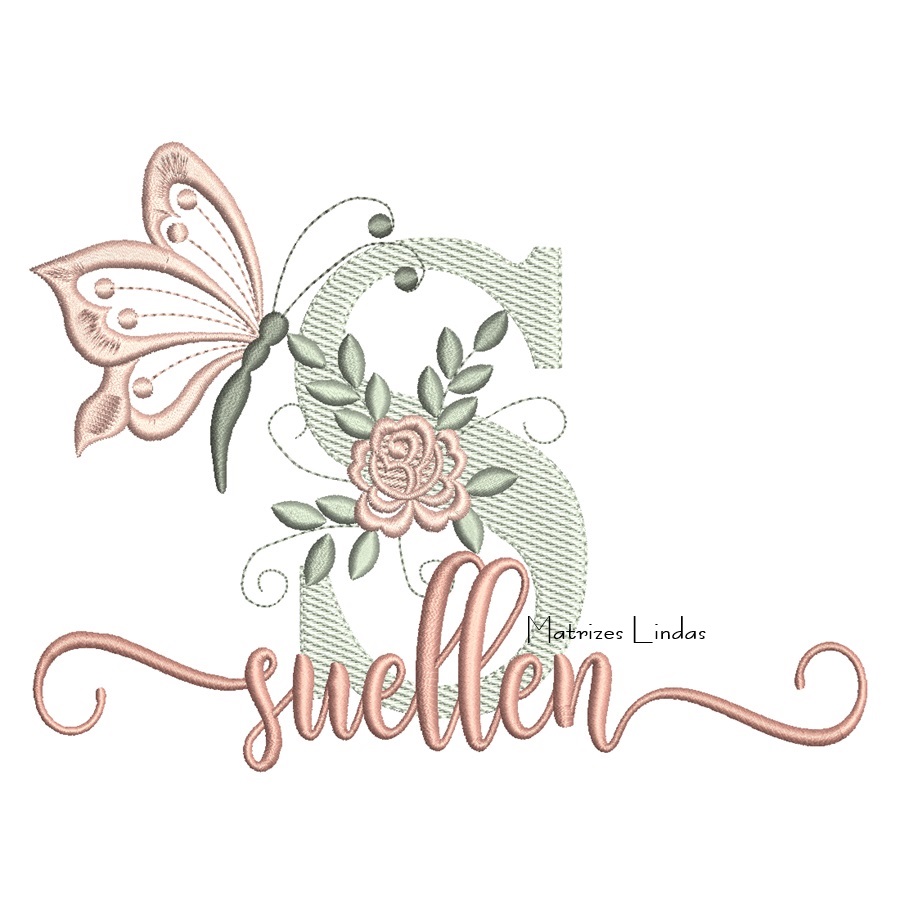 Matriz de Bordado - Nome Suellen Matriz de Bordado - Nome Suellen