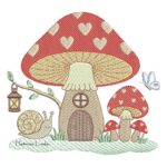 Matriz de Bordado - Casa Cogumelos