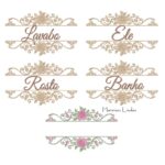 Coleção Arabesco Entremeio para Toalhas