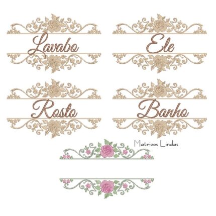 Coleção Arabesco Entremeio para Toalhas