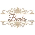 Matriz de Bordado - Moldura Floral Banho Toalha