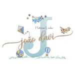 Matriz de Bordado - Nome João Davi com brinquedos