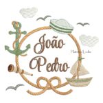Matriz de Bordado - Nome João Pedro Marinheiro