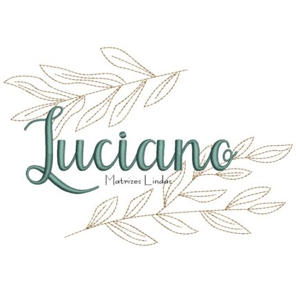 Matriz de Bordado - Nome Luciano