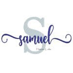 Matriz de Bordado - Nome Samuel Sobreposto