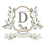 Matriz de Bordado Alfabeto Cavalinho Letra D