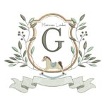 Matriz de Bordado Alfabeto Cavalinho Letra G