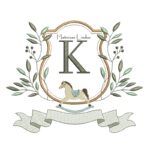 Matriz de Bordado Alfabeto Cavalinho Letra K