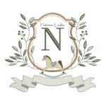 Matriz de Bordado Alfabeto Cavalinho Letra N