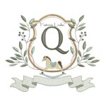 Matriz de Bordado Alfabeto Cavalinho Letra Q
