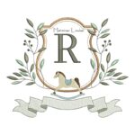 Matriz de Bordado Alfabeto Cavalinho Letra R