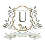 Matriz de Bordado Alfabeto Cavalinho Letra U