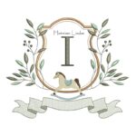 Matriz de Bordado Alfabeto Cavalinho Letra i