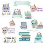 Matriz de Bordado Coleção Volta as Aulas
