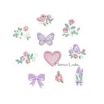 Matriz de Bordado Coleção Mini Matrizes Menina