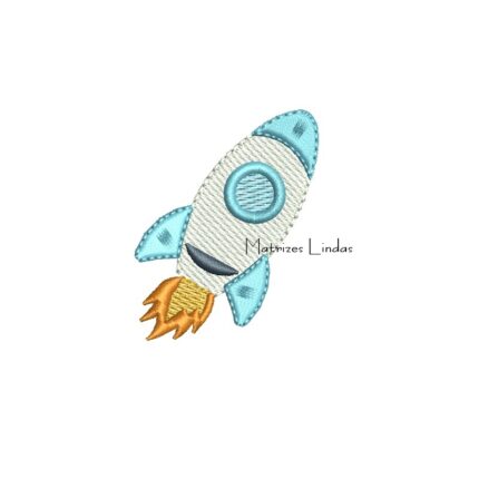 Matriz de Bordado Mini Foguetinho