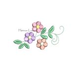 Matriz de Bordado Mini Raminho de flores