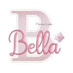 Matriz de Bordado - Nome Bella Sobreposto