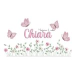 Matriz de Bordado - Nome Chiara Jardim Flores