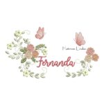 Matriz de Bordado - Nome Fernanda Raminho