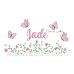 Matriz de Bordado - Nome Jade Jardim Flores